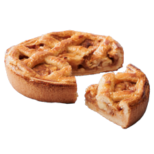 Verse ambachtelijke appeltaart